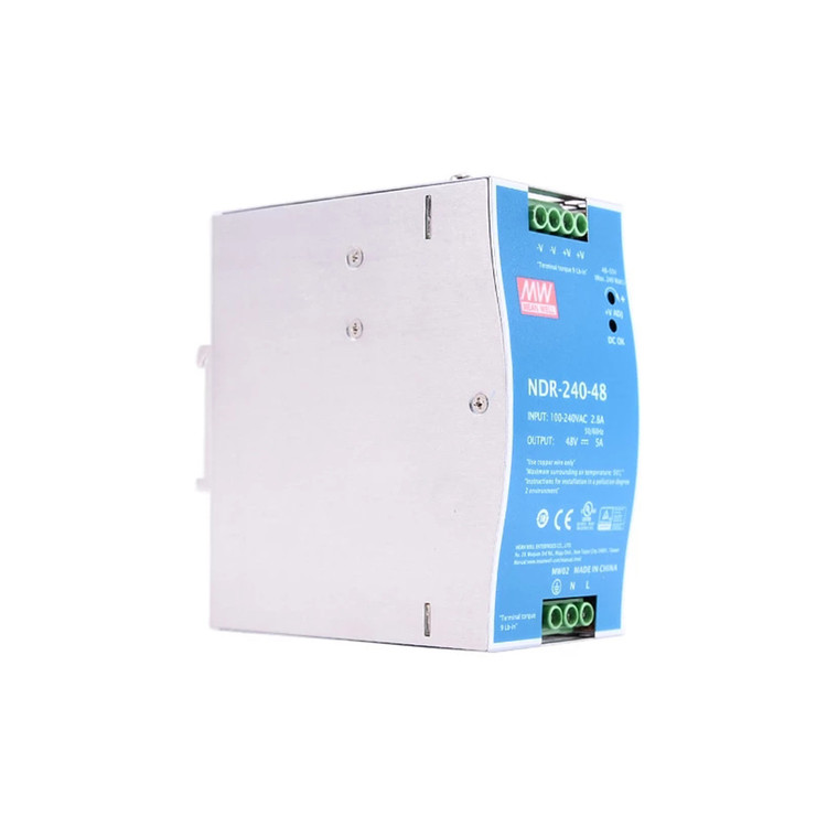 منبع تغذیه 48 ولت 5 آمپر مینول مدل NDR-240-48